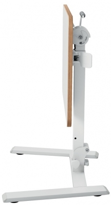 Birou ergonomic Leitz Ergo, pliabil, ajustabil pe inaltime, alb